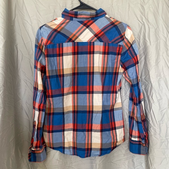J.CREW perfect fit button down flannel small - Picture 5 of 5